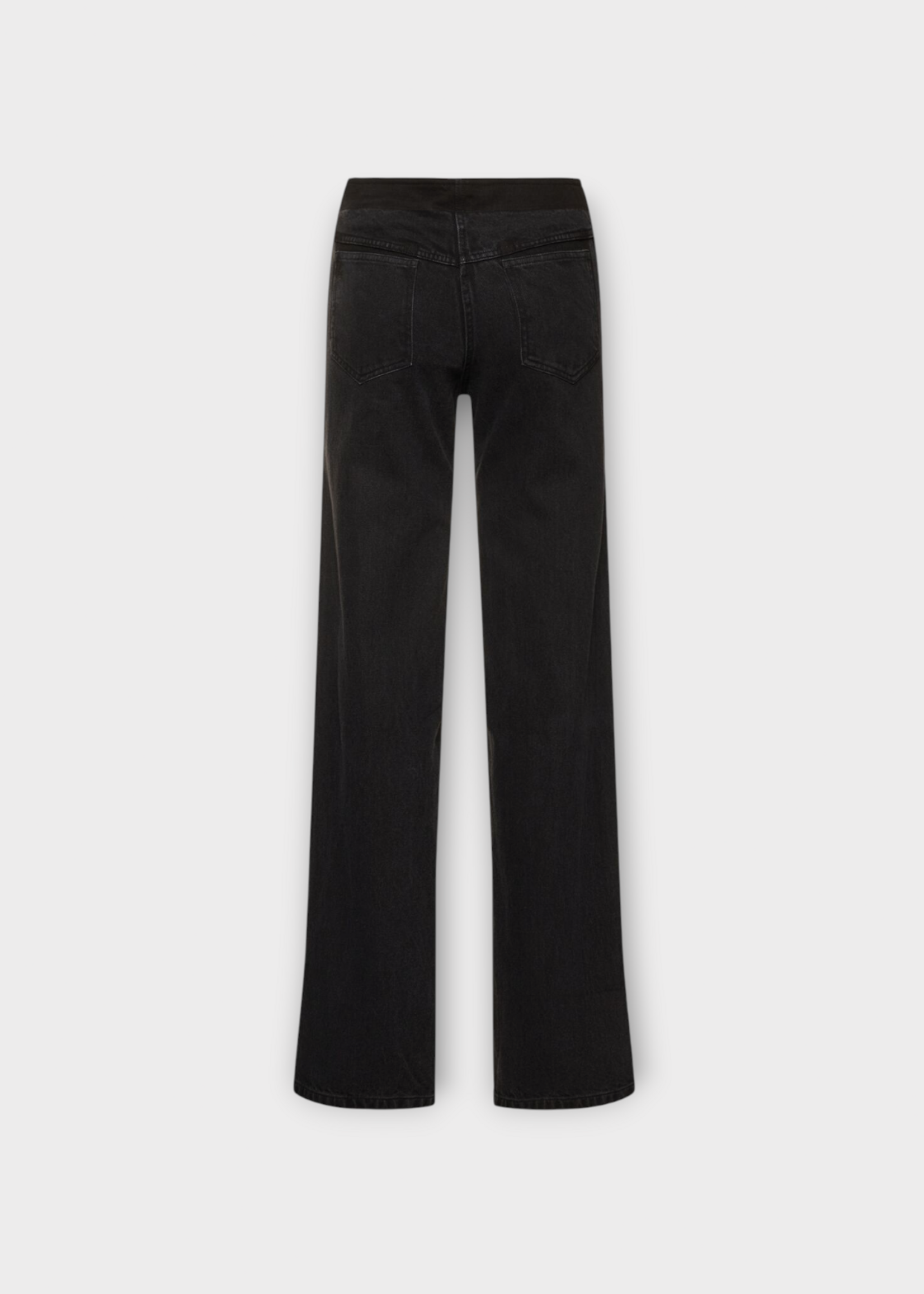 Christopher Esber Christopher Esber Jeans, Black, Cotton Denim Deconstructed Pants