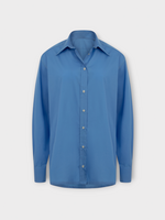 Julie Kegels Julie Kegels Shirt, Blue, Cara Classic Shirt In Blue w/ Jartelle