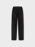 Julie Kegels Julie Kegels Trousers, Black, Pifty Elastic Waist Straight Leg Trousers In Black