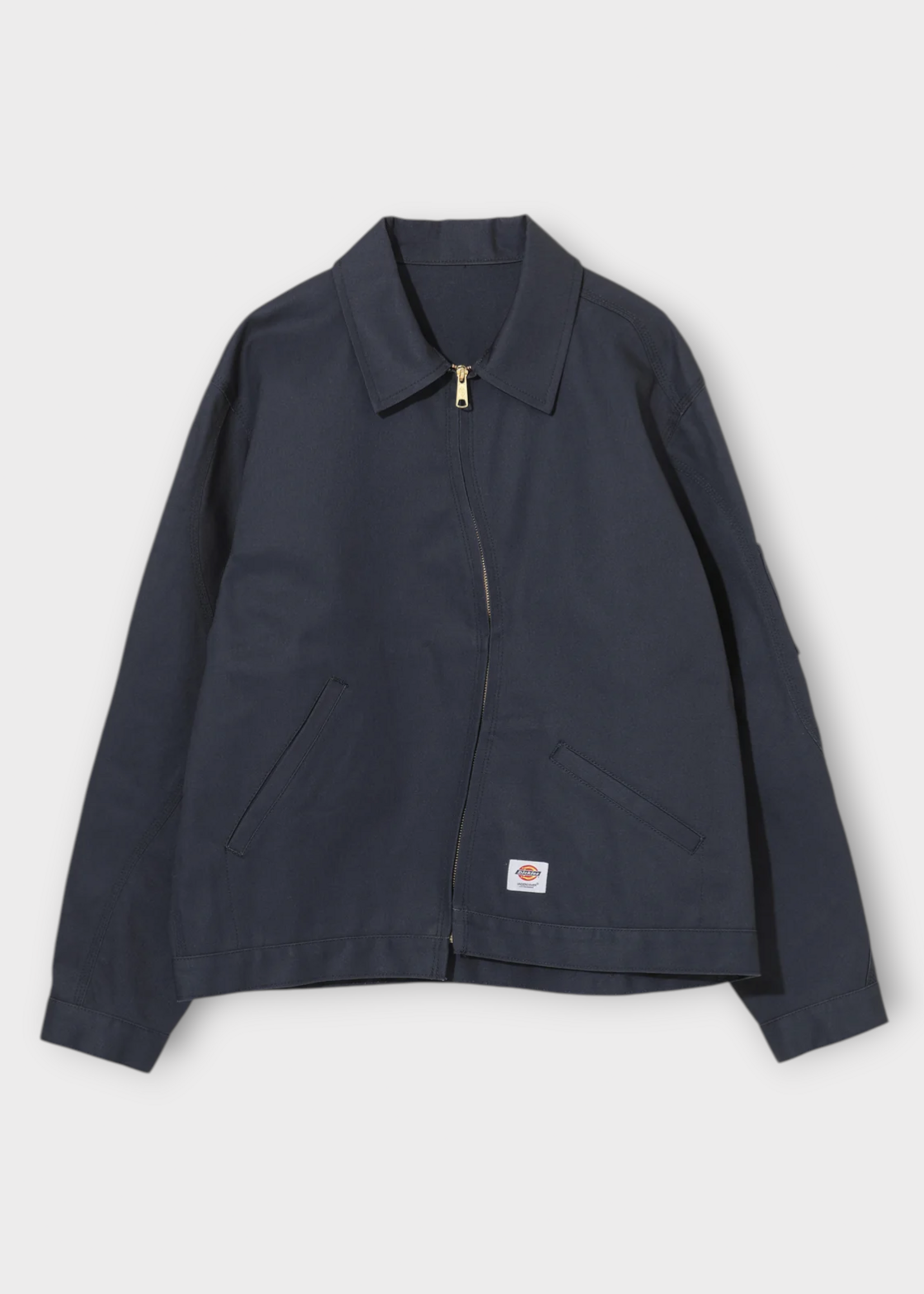 Undercover Undercover Jacket, Navy, Dickies x Undercover Cotton Collared Zipped Jacket In Dark Navy