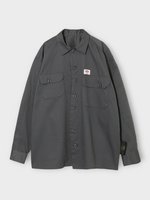Undercover Undercover Shirt, Grey, Dickies x Undercover Oversized Work Shirt In Charcoal