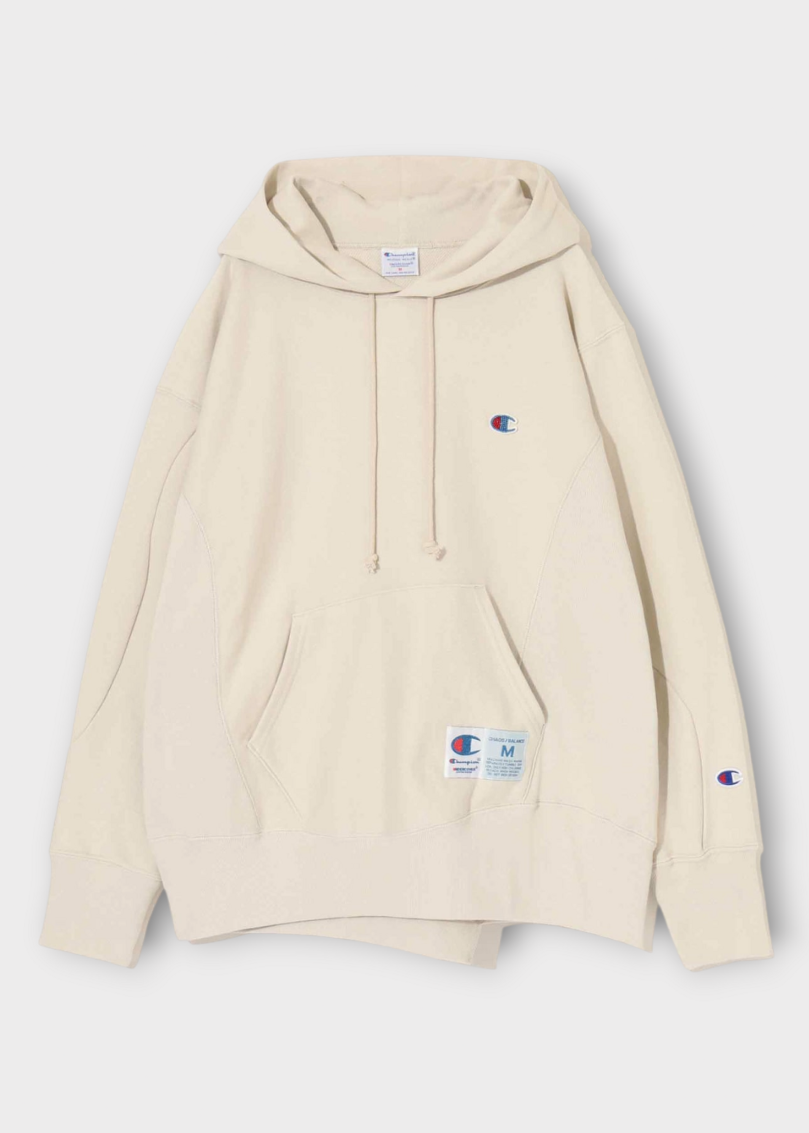 Undercover Undercover Knitwear, Beige, Champion x Undercover Cotton Hoodie In L.G.Beige