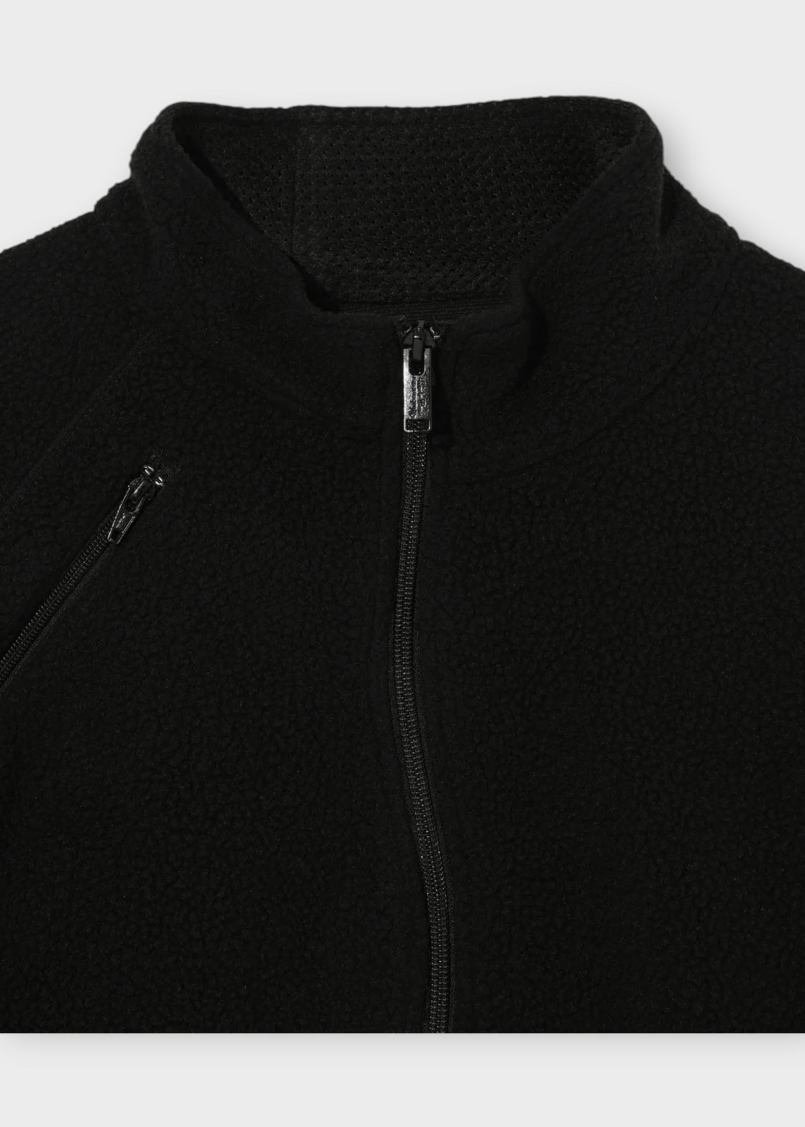 Undercover Undercover Shirt, Black, Fleece High Neck Zipped Jacket In Black