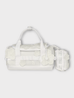 Cecilie Bahnsen Cecilie Bahnsen Bag, White, Tnf x Cb Maria Clutch Nylon Bag in White w/ Floral Motif