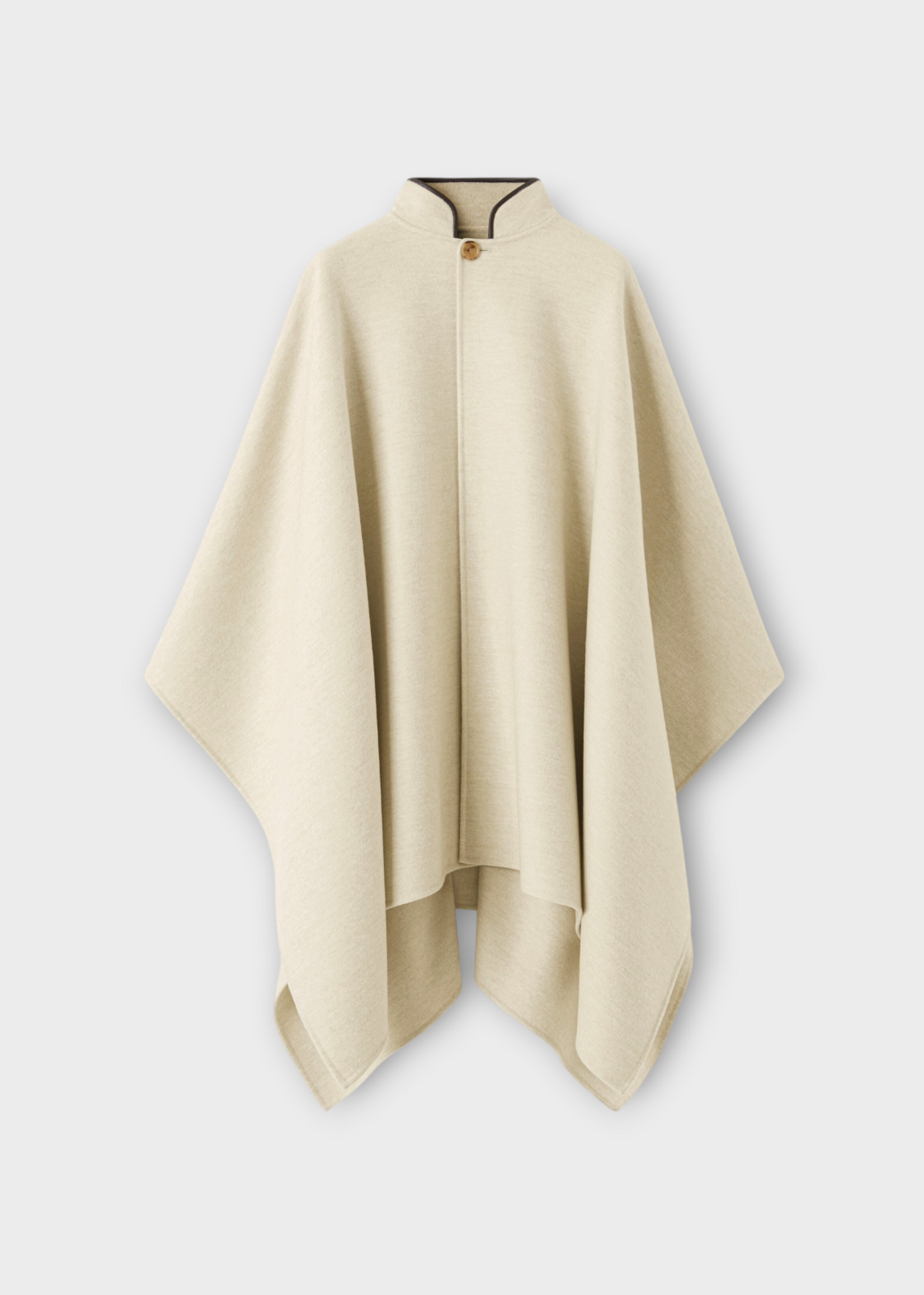 Loro Piana Loro Piana Jacket, Beige, Spagna Cashmere Water Repellent Cape In Natural Melange