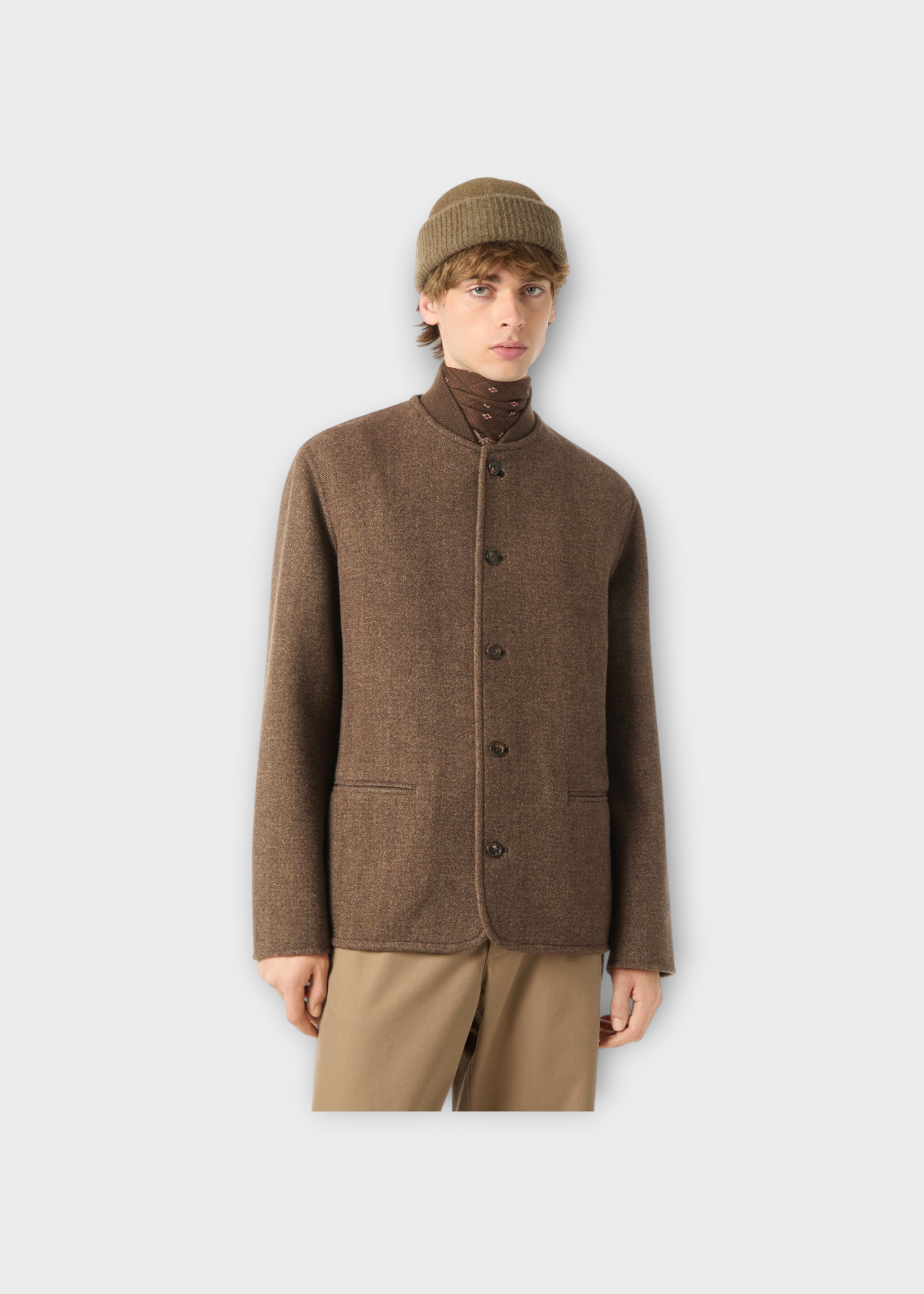 Loro Piana Loro Piana Jacket, Brown, Chilton Jacket  Wish Cash Double Chevron Wish Cash Double Chevron In Brown Chevron