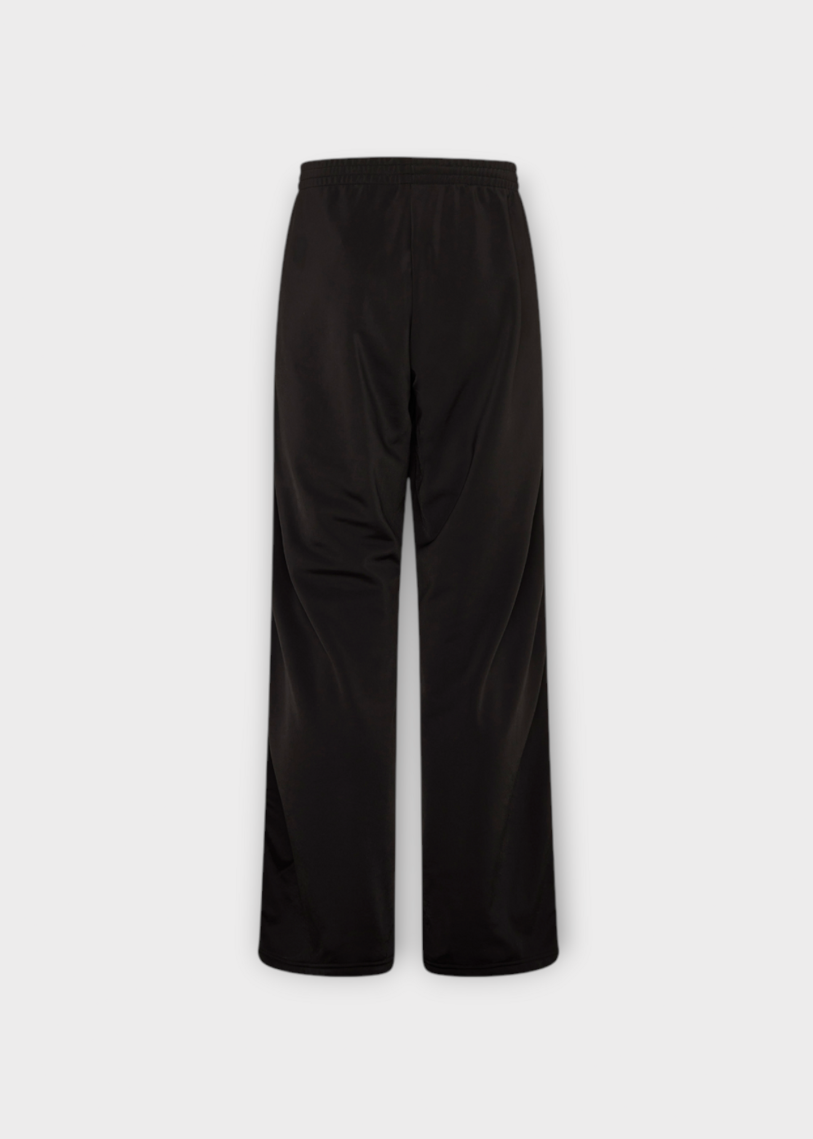 Martine Rose Martine Rose Trousers, Multi, Wide Leg Track Striped Pants In Black & Burgundy