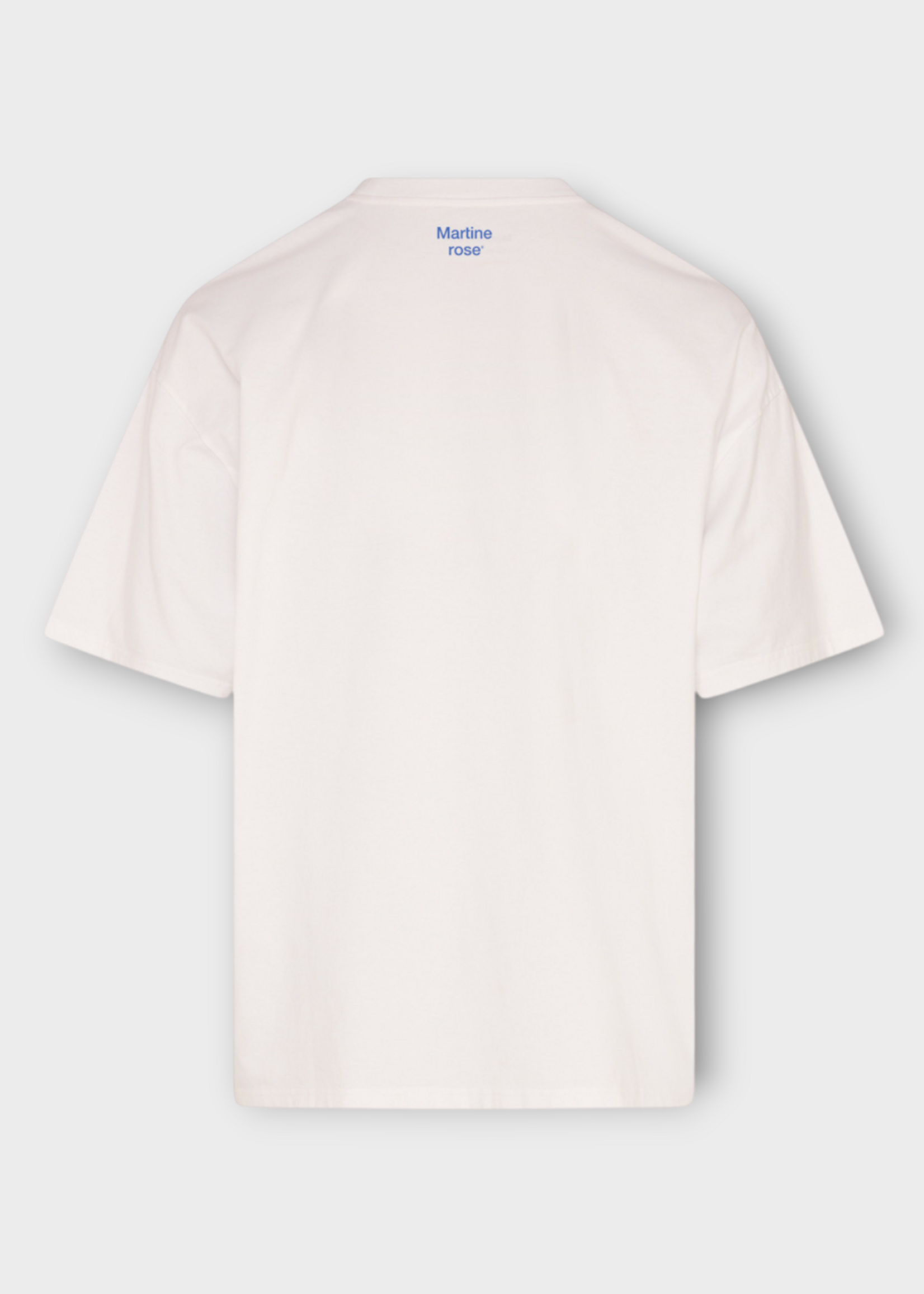 Martine Rose Martine Rose T-Shirt, White, Short Sleeve Oversized T-Shirt In White w/ Musicians Print