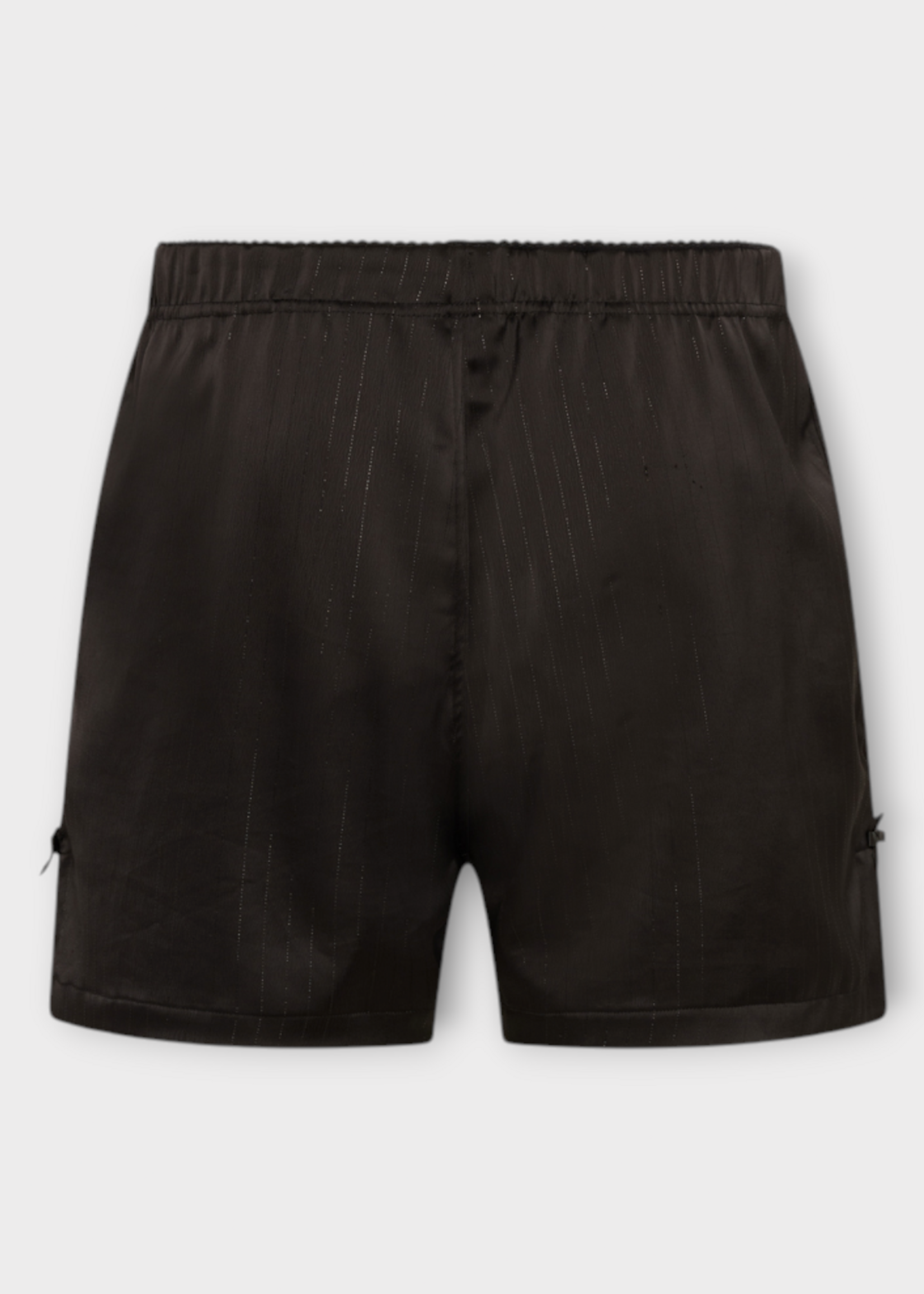 Martine Rose Martine Rose Shorts, Black, Elastic Waist French Knickers In Black w/ Lace Details