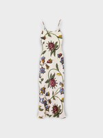 S.S.Daley S.S. Daley Dress, Print, Willow Slip Crepe Satin Dress in White w/ Red Berries Print