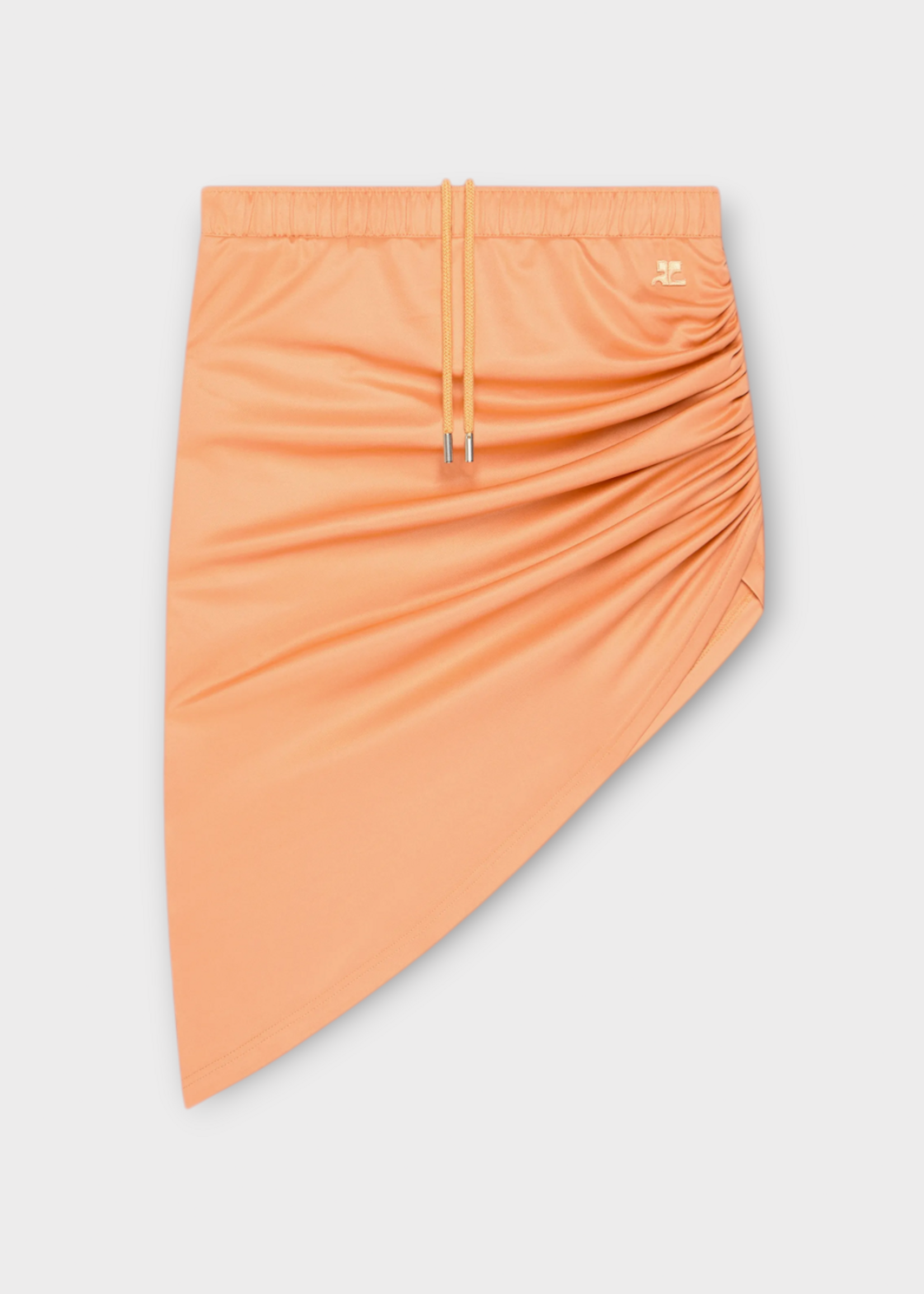 Courreges Courreges Skirt, Orange, Twist Sport Skirt In Pomelo #35