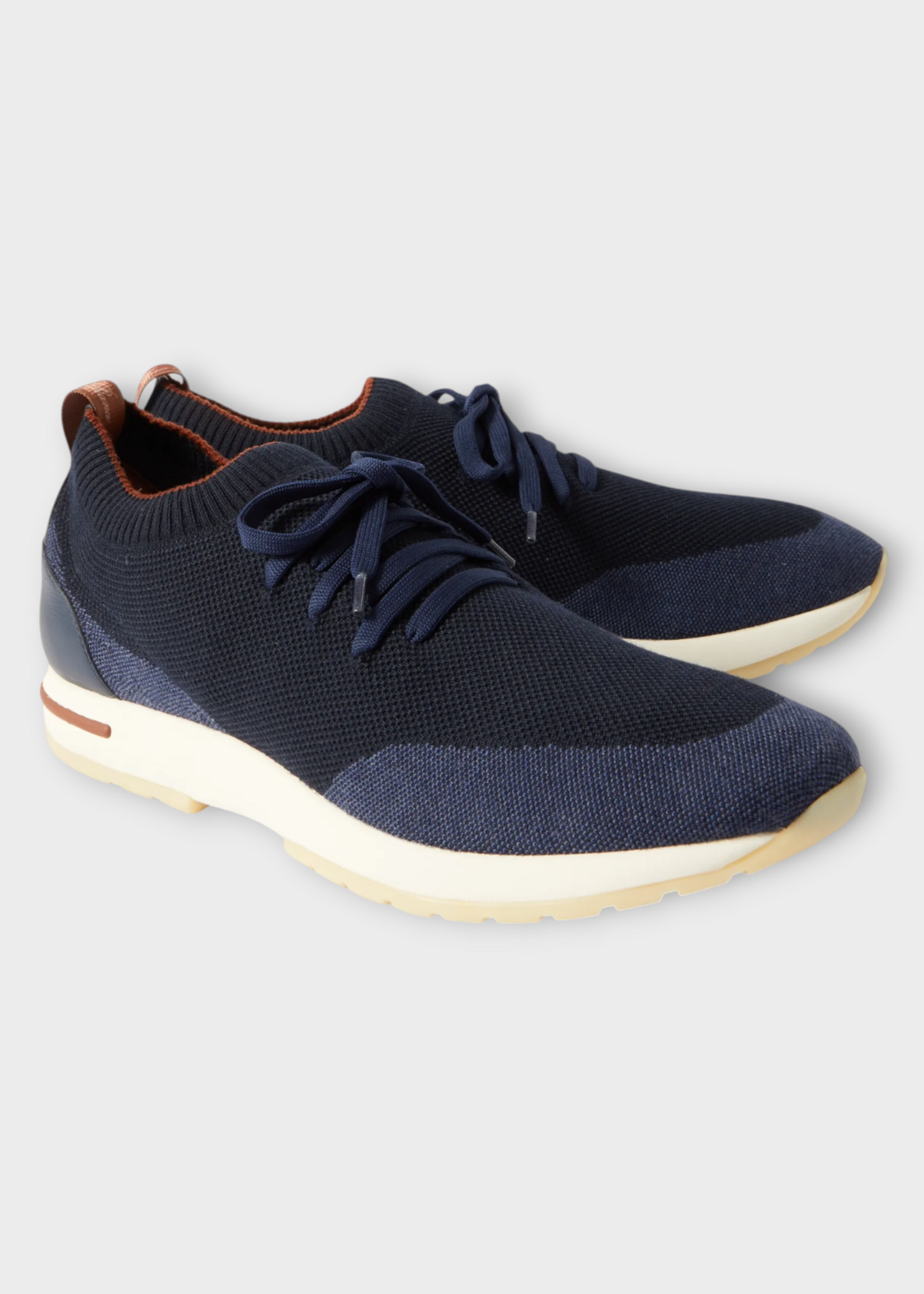 Loro Piana Loro Piana Sneakers, Navy, 360 Flexy Walk Wish Nabuck Alligator In Blue Navy