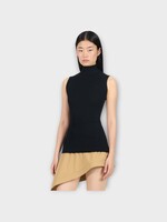 Loewe Loewe Top, Black, High Neck Sleeveless Top in Black