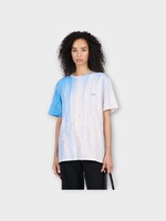 Loewe Loewe T-Shirt, Blue, Cotton Crinkled T-Shirt in Light Blue w/ Gradient Print