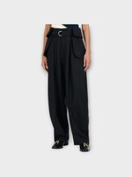 Loewe Loewe Trousers, Black, Wool Cargo Trousers w/ Adjustable Belt