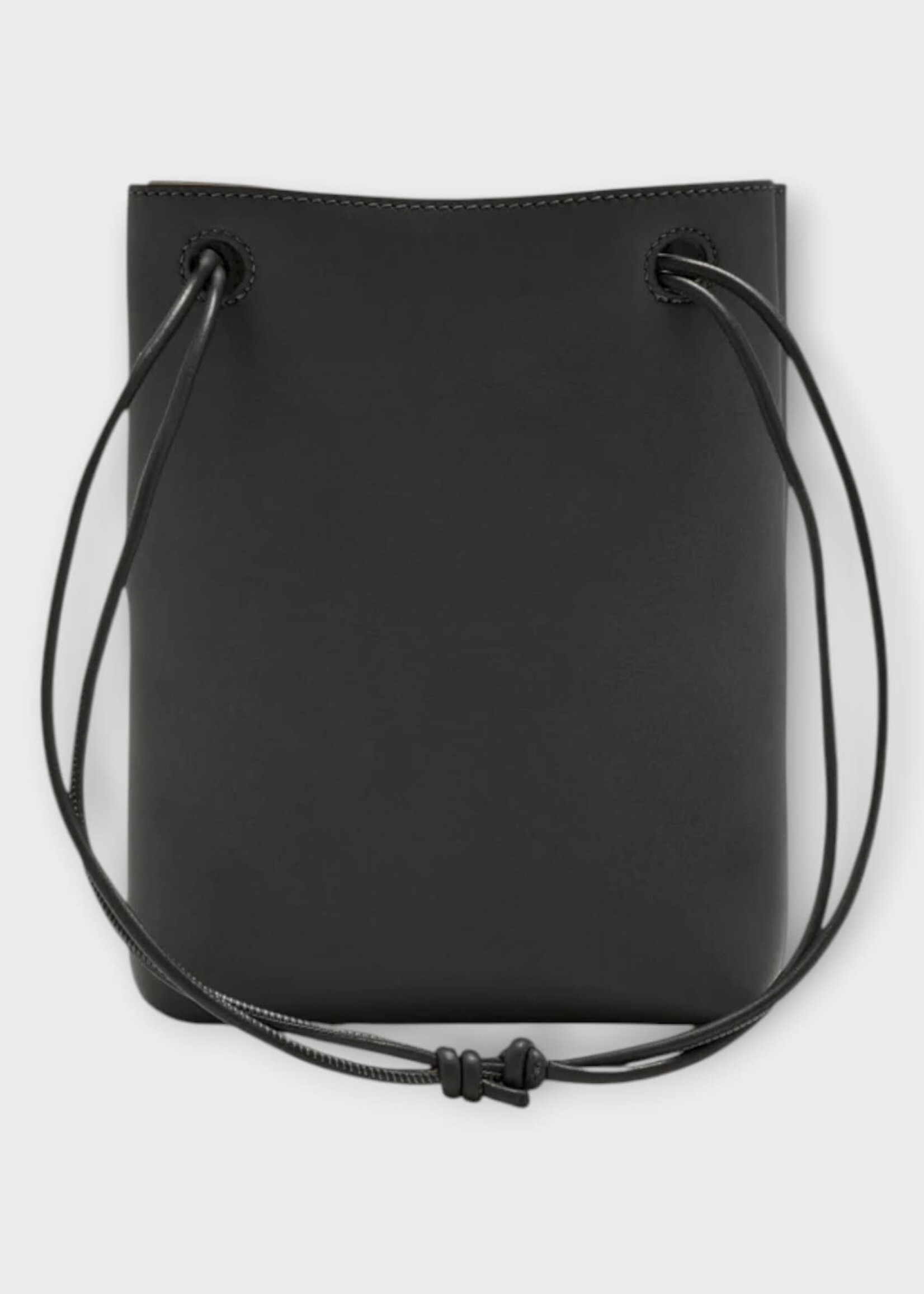 Loewe Loewe Bag, Black, Pebble Smooth Calf Pouch In Black w/ Shoulder Strap