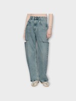 Maison Margiela Maison Margiela Jeans, Blue, 5 Pockets High Waist Cut Out Denim Pants