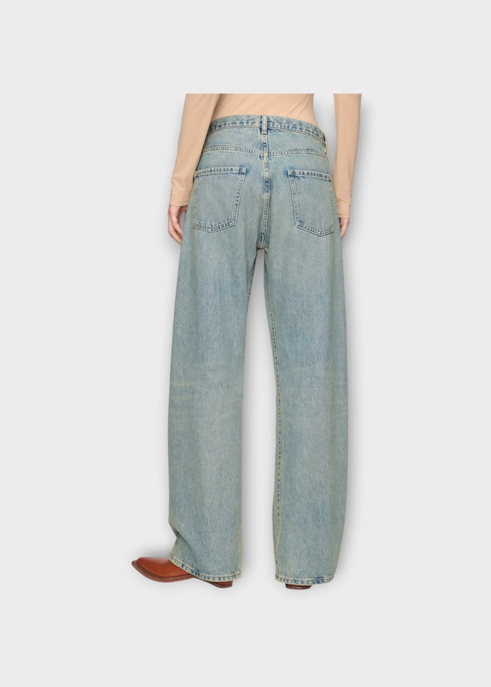 Maison Margiela Maison Margiela Jeans, Blue, 5 Pockets  Straight Leg Denim Pants In Ice Blue