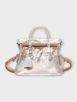 Maison Margiela Maison Margiela Bag, Silver, Soft 5Ac Mini Bag In Silver & Light Brown