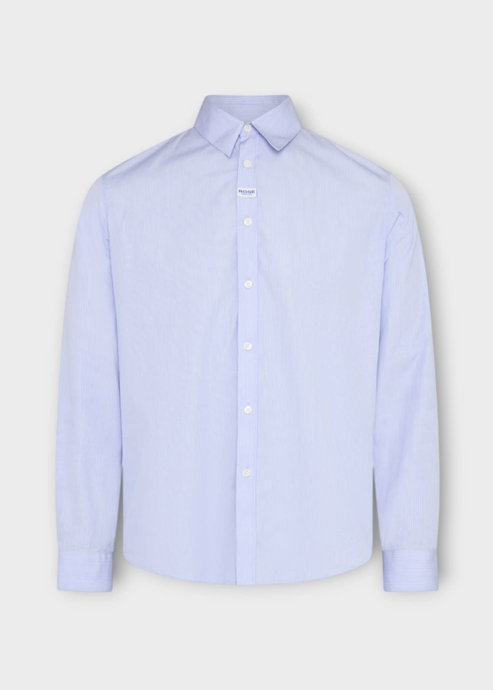 Martine Rose Martine Rose Shirt, White, Classic Shirt In Blue & White w/ Stripes