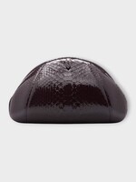 Alaia Alaia Bag, Red, Python Leather Clutch Purse in Bordeaux
