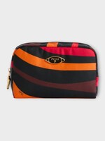 Pucci Pucci Bag, Print, Small Beauty Case In Orange & Black w/ Marmo Print