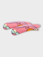 Pucci Pucci Hair Accessory, Print, Hair Clip Set In Multicolor w/ Orchidee Print