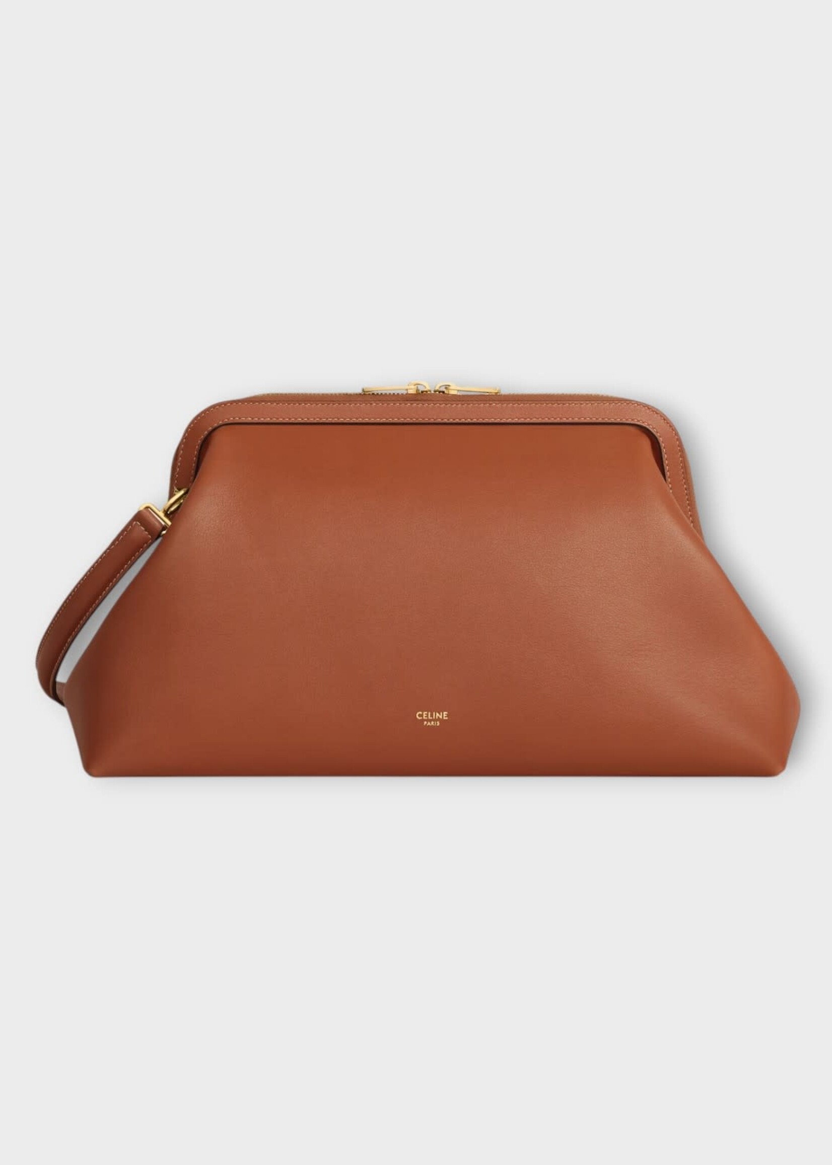 Celine Celine Bag, Brown, Doctor Pouch Supple Natural Calfskin In Tan