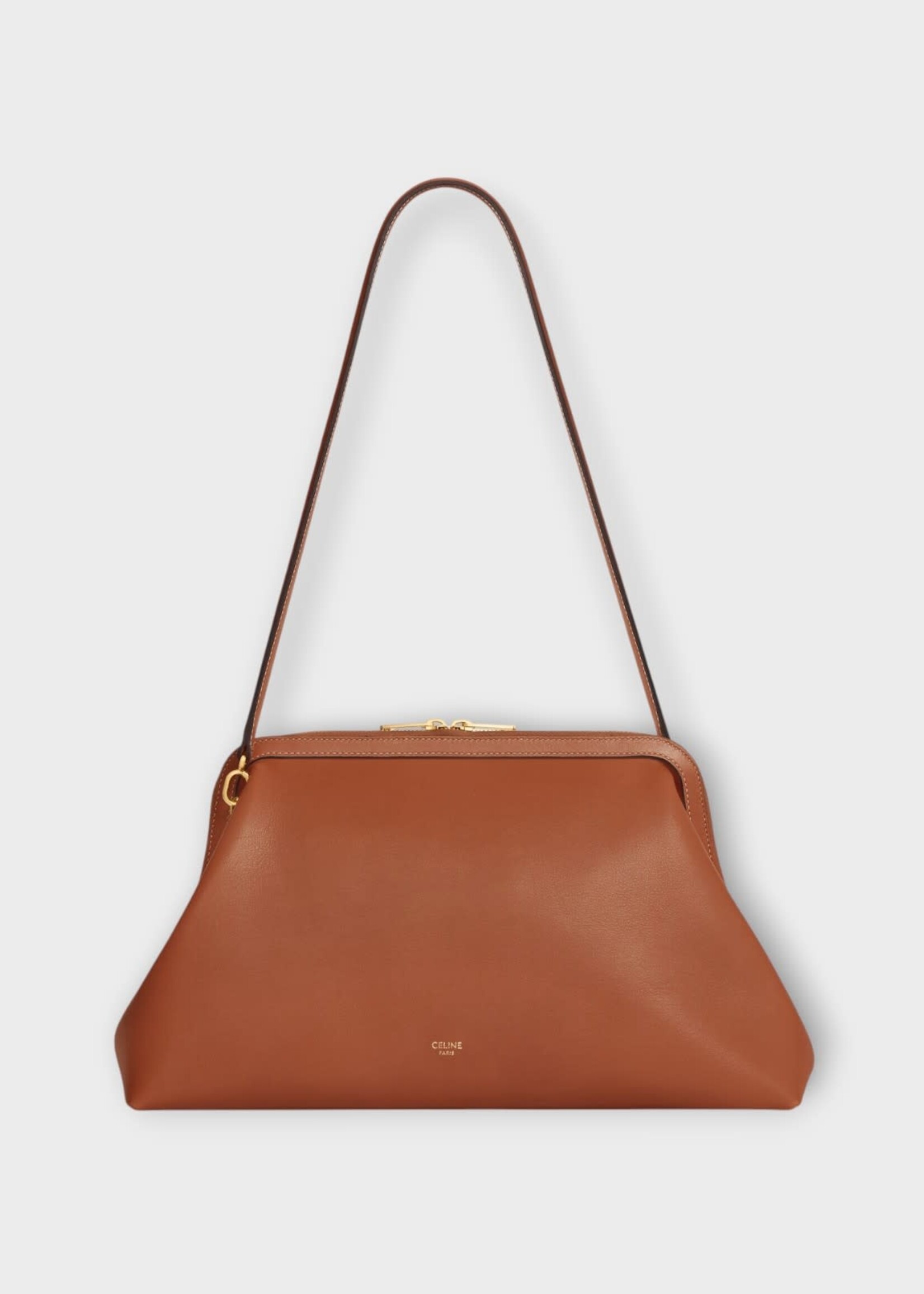 Celine Celine Bag, Brown, Doctor Pouch Supple Natural Calfskin In Tan