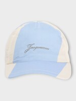 Jacquemus Jacquemus Hat, Print, Baluchon Nylon Baseball Cap w/ Maxi Stripes Print