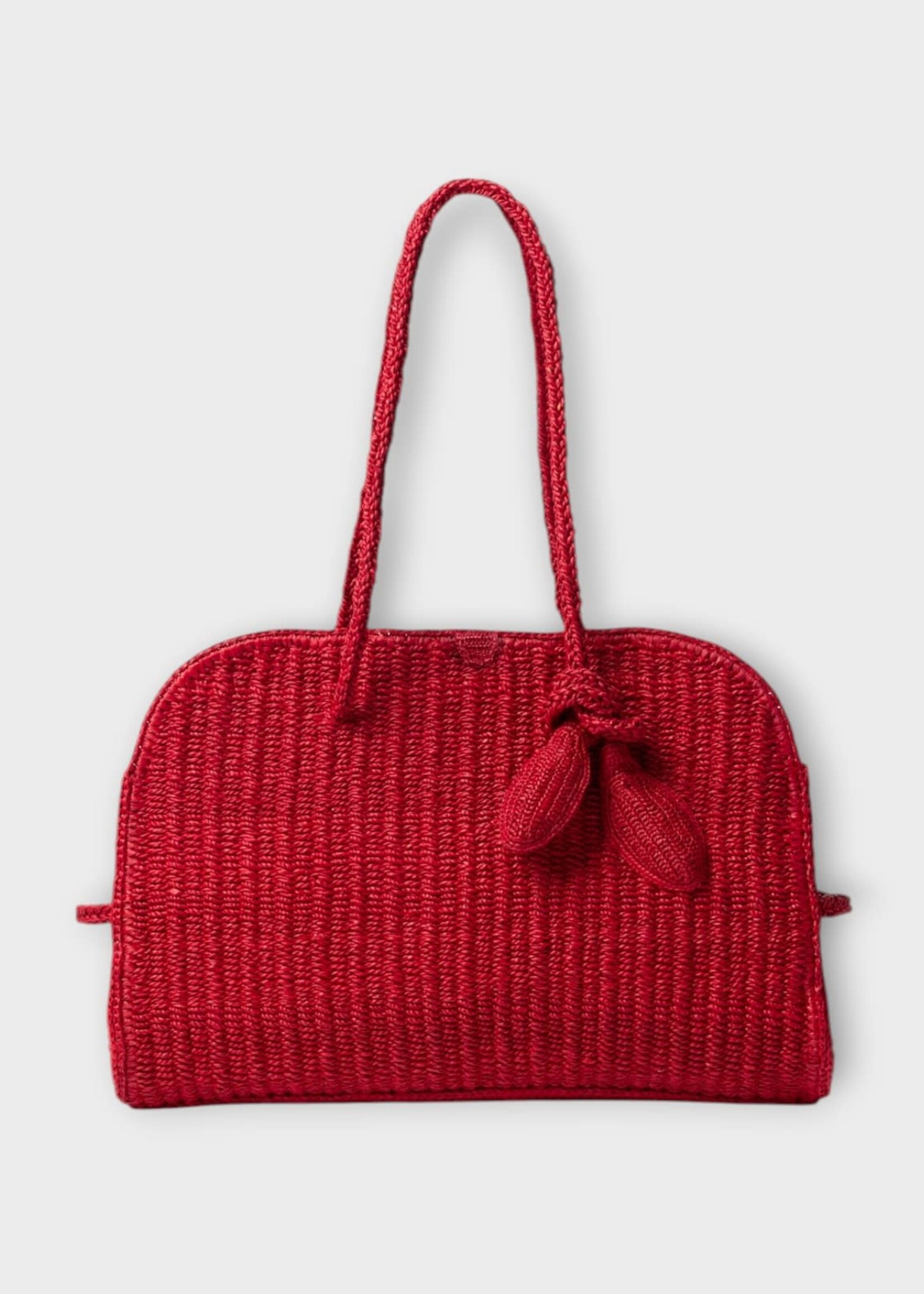 Jacquemus Jacquemus Bag, Red, Le Turismo Raphia In Red