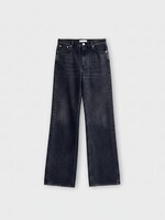 Marie Adam-Leenaerdt Marie Adam-Leenaerdt Jeans, Grey, Large Velvet Denim Pants In Grey Black Washed