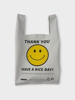Marie Adam-Leenaerdt Marie Adam-Leenaerdt Bag, White, Thank You Printed Leather Bag In White
