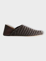 J.W. Anderson J.W.Anderson Slippers, Brown, Leather Slipper Mule In Chocolate Brown