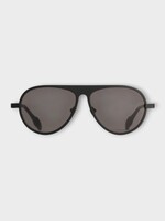 J.W.Anderson J.W.Anderson Sunglasses, Black, Jwa05-Aviator Titanium Frame In Black