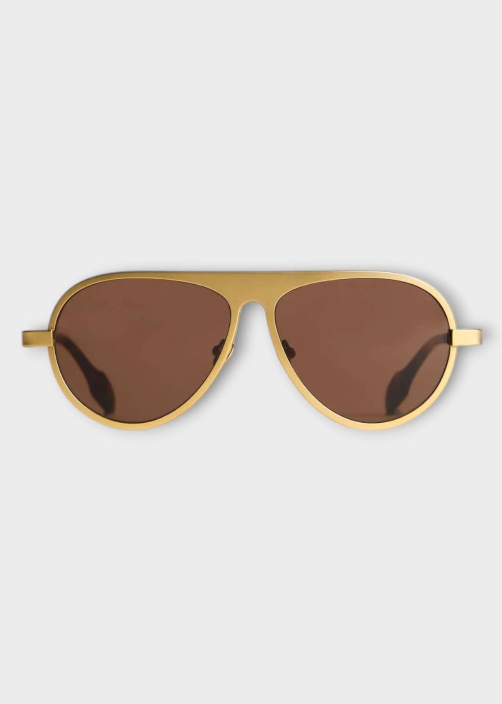 J.W. Anderson J.W.Anderson Sunglasses, Gold, Jwa05-Aviator Titanium Frame In Gold