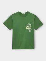 J.W.Anderson J.W.Anderson T-Shirt, Green, Double Jersey  Crew Neck T-Shirt In Green w/ Scattered Letters Embroidery