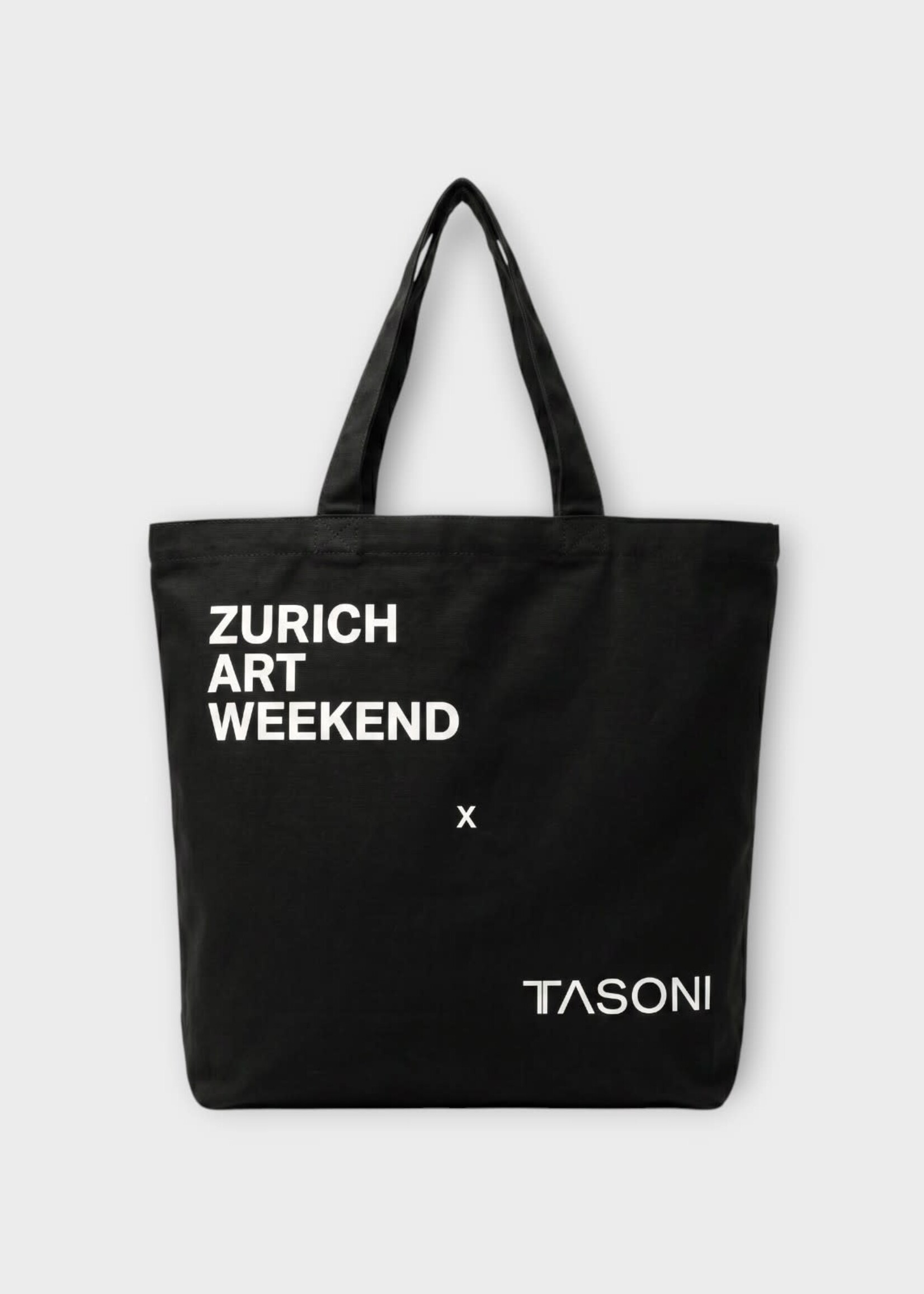 Tasoni Tasoni Bag, Black, Gowoon Lee x Tasoni Printed Tote Bag In Black