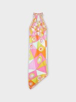 Pucci Pucci Dress, Print, Silk Halter Neck Dress In Multicolor w/ Occhi Print