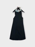 Conner Ives Conner Ives Dress, Black, Abalone Shell Belted Mini Dress