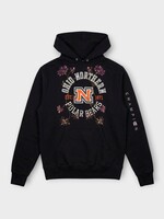 Conner Ives Conner Ives Sweatshirt, Multi, Reconstituted Floral Crystal Hoodie w/ Print