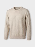 Massimo Alba Massimo Alba Knitwear, Grey, Ares Cashmere Mix Crew Neck Sweater In Pearl Grey
