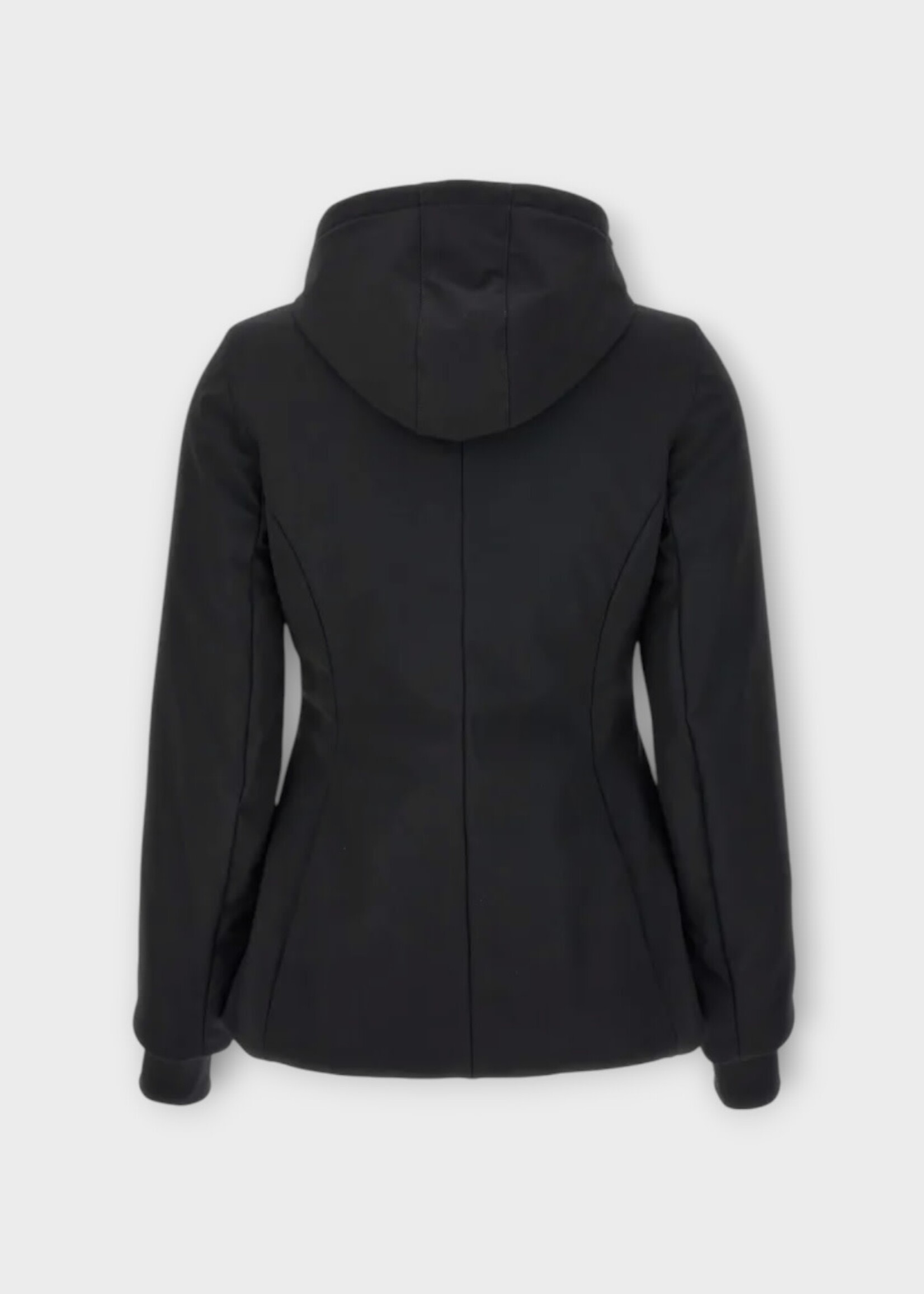 Balenciaga Balenciaga Jacket, Black, High Neck Hooded 3B Sports Icon Hourglass Ski Jacket Parka