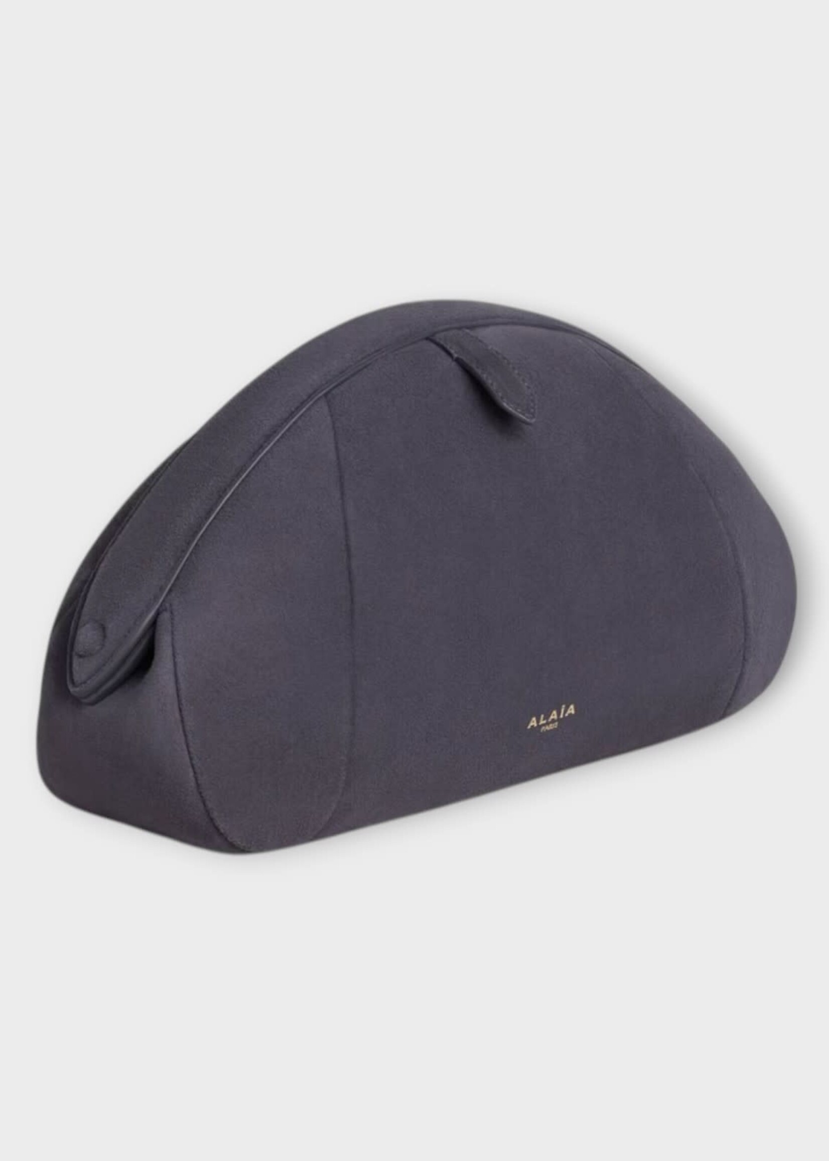 Alaia Alaia Bag, Grey, Suede Purse Small Clutch Bag In Grey Purple
