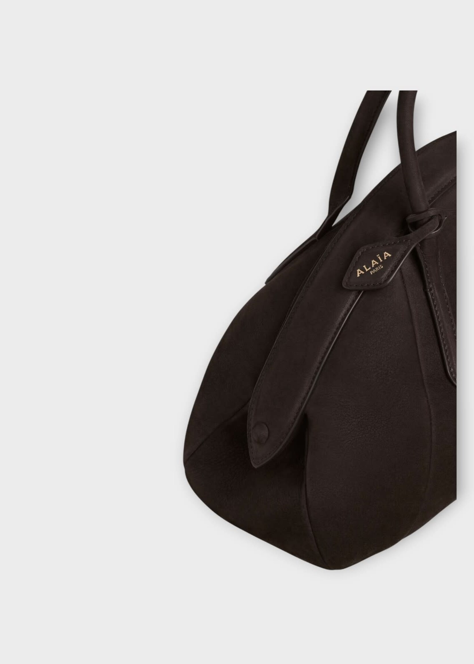 Alaia Alaia Bag, Brown, Purse Small Top Handle Bag In Dark Brown