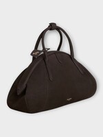 Alaia Alaia Bag, Brown, Purse Small Top Handle Bag In Dark Brown