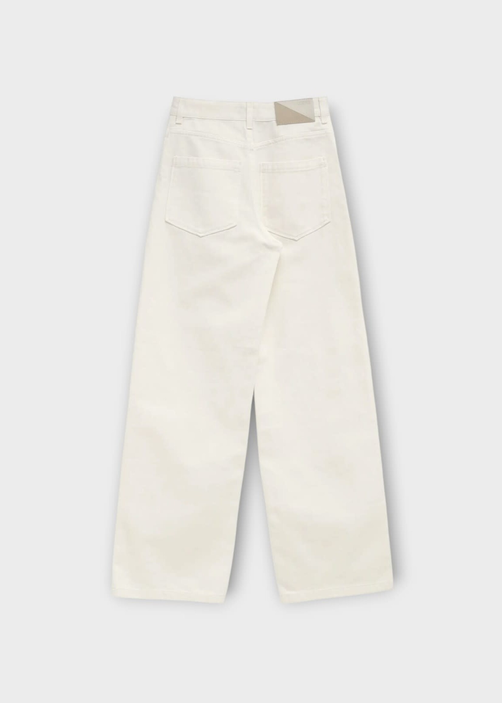 Loewe Loewe Jeans, White, Cotton Anagram Mid Waist Baggy Jeans In White