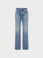 Balenciaga Balenciaga Trousers, Blue, Cotton Denim Straight Slim Leg Jeans In Dark Blue