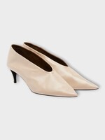 Khaite Khaite Shoes, Beige, Miriam Calfskin Pump In Nude w/ 50mm heel