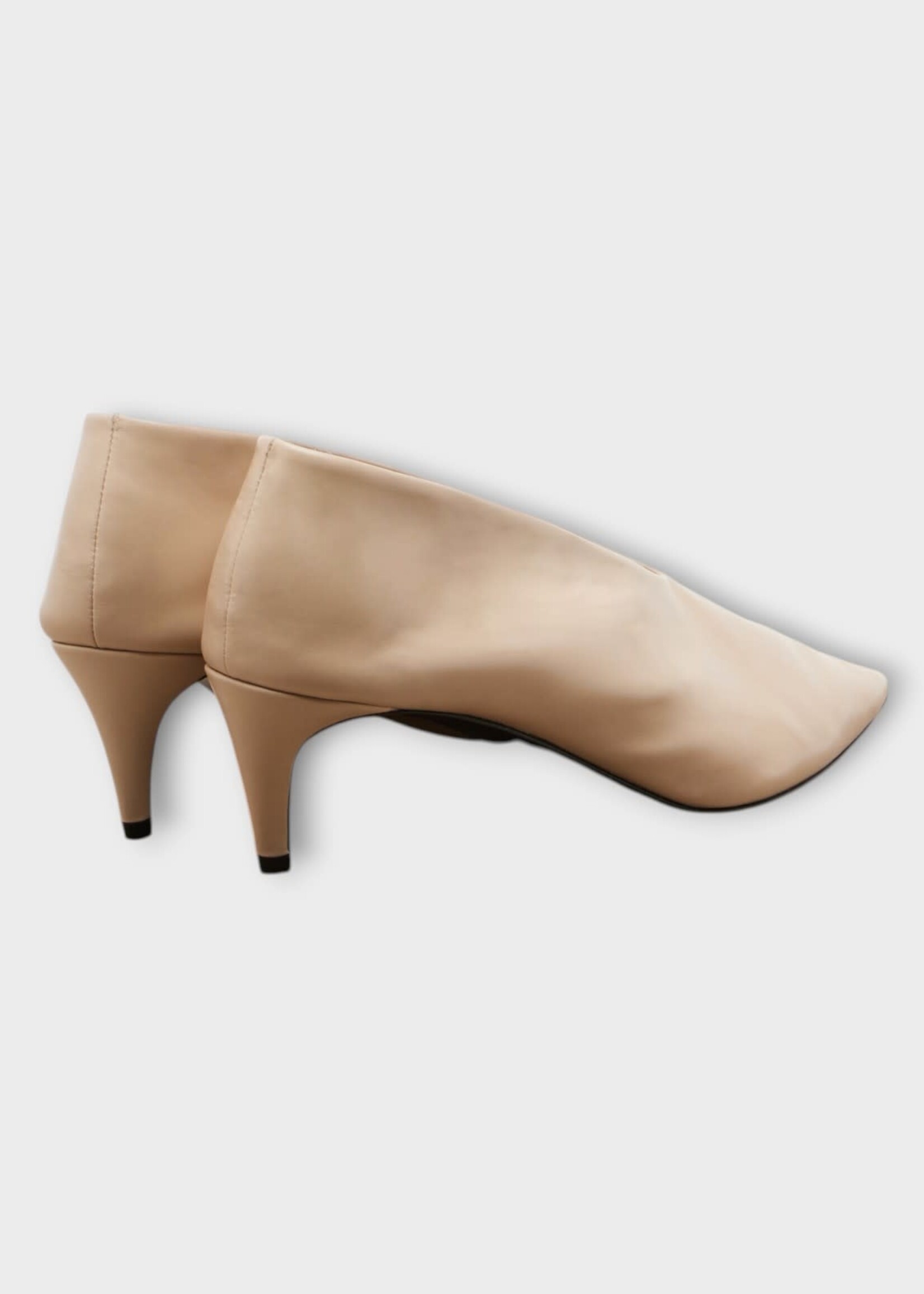 Khaite Khaite Shoes, Beige, Miriam Calfskin Pump In Nude w/ 50mm heel